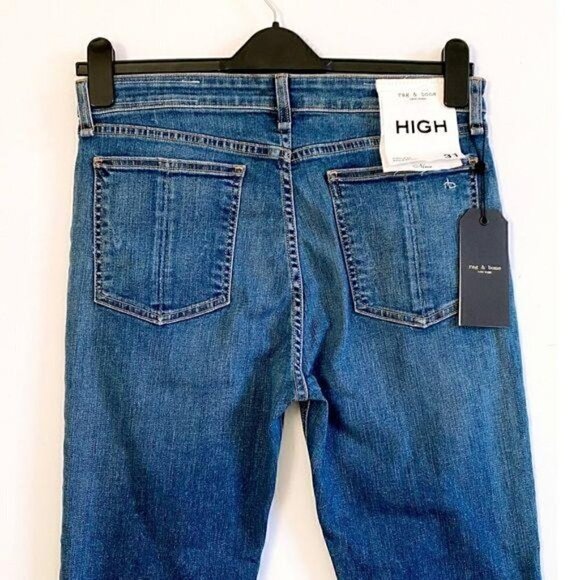 NWT Rag &‎ Bone Jeans Nina High Rise Ankle skinny Jeans, Size 31 - Picture 6 of 16